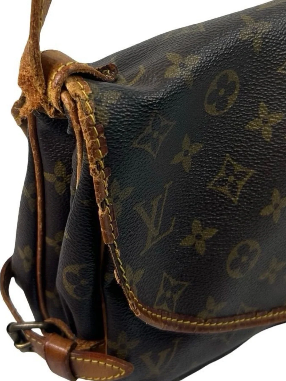 Louis Vuitton Monogram Canvas Messenger Bag with Vachetta Trim unisex - Picture 11 of 15
